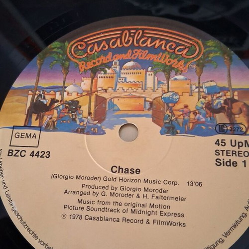 Giorgio Moroder Theme from Midnight Express vinyl used