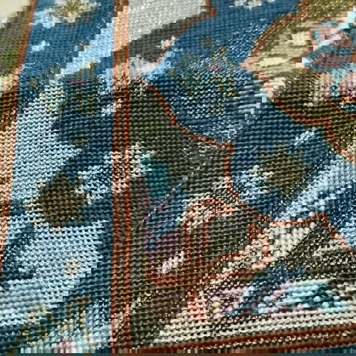 Χειροποίητο Μετρητό Σεμέν Ασημόκλωστη Και Χειροποίητο Λάσε Καινούργιο