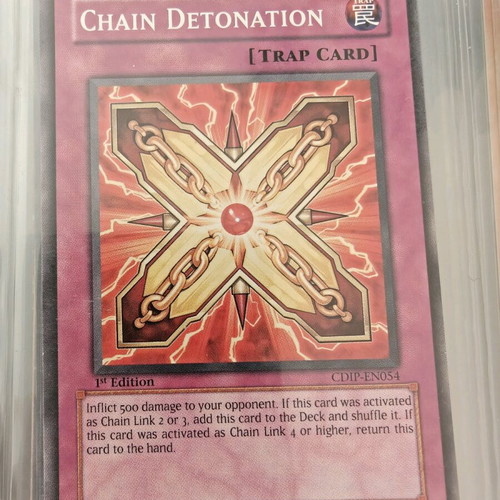 Yu-Gi-Oh card Chain Detonation like new
