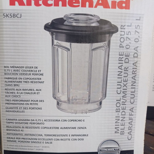 KitchenAid blender jug 0.75lit new