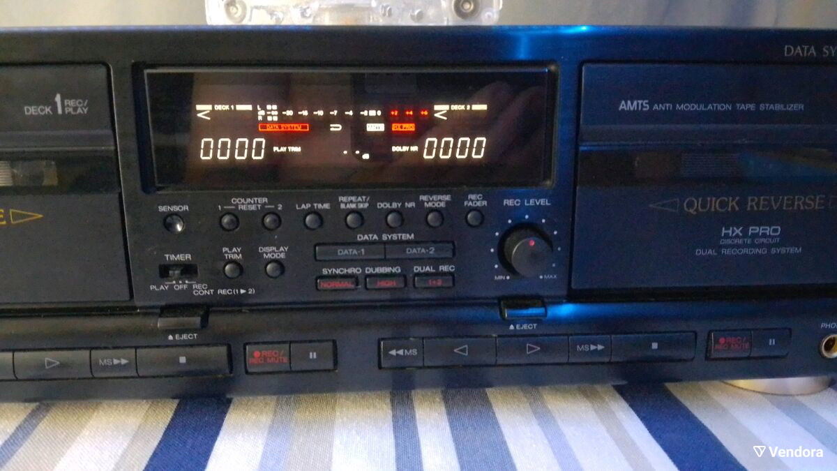 Platine Cassette Aiwa AD-WX929E – Enregistreur Stéréo Vintage Occasion