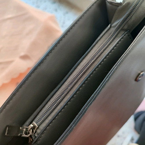 Backpack bag grey used with silver details