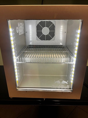 Red Bull mini bar fridge