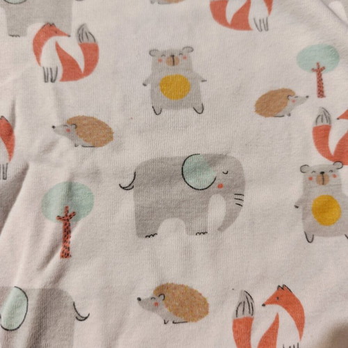 Zara pajamas 98 cm used, white multicolor