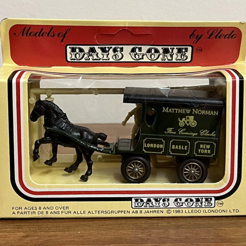 Lledo Models of Days Gone Matthew Norman Fine Carriage Clocks collectible model like new