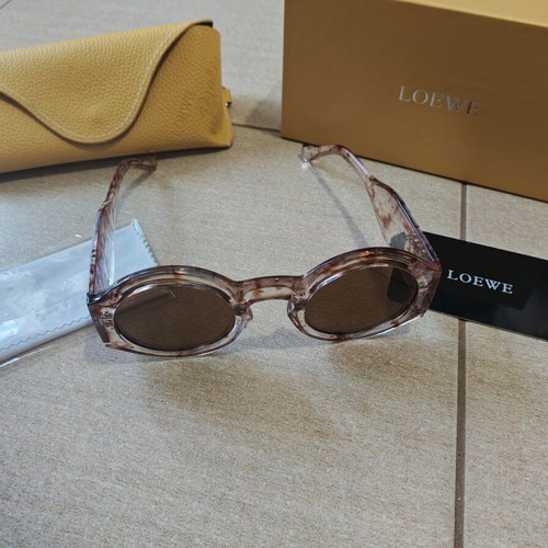 Loewe sunglasses new, brown transparent tortoise acetate frame