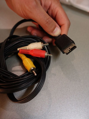 PlayStation AV cable 2.5m used for PS1 PS2 PS3