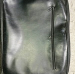 Document case black leatherette like new