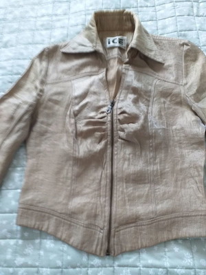 Ice jacket beige gold thin, size S