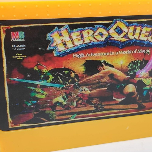HeroQuest NES game cartridge like new, classic adventure