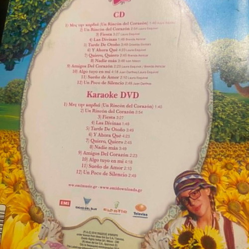 Patty The Most Beautiful Story music album set with CD and Karaoke DVD used