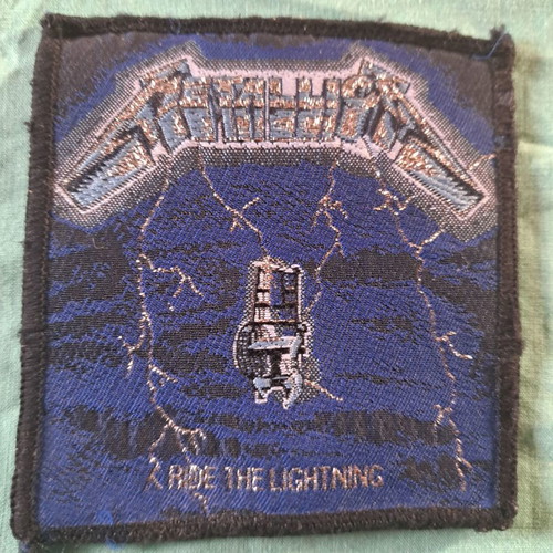 Metallica-Ride the Lightning vintage fabric patch new
