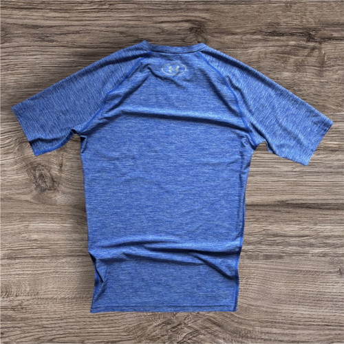 Under Armour Compression Heatgear blue fitted shirt like new