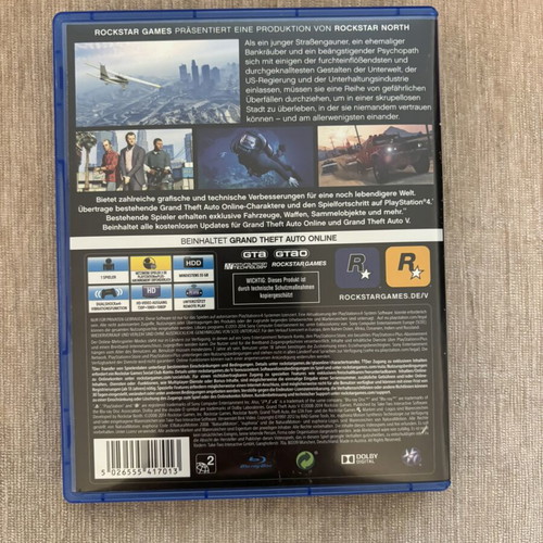 Grand Theft Auto V PS4 game