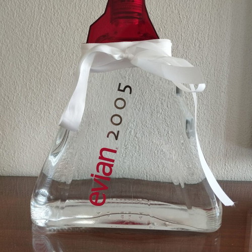Evian 2005 Origine Limited Edition Bottle new, collectible design