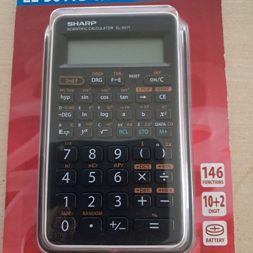 Sharp EL-501TB-WH scientific calculator