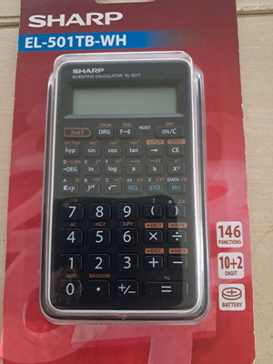Sharp EL-501TB-WH scientific calculator