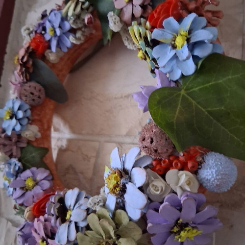 Spring wreath handmade new, diameter 30cm
