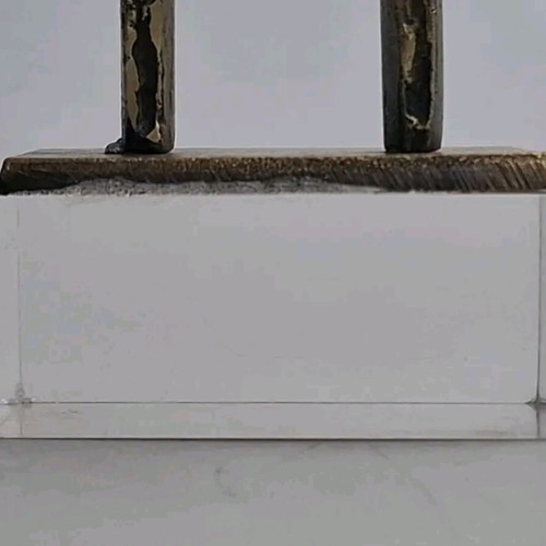 Brass sculpture by I. Moralis Angel like new