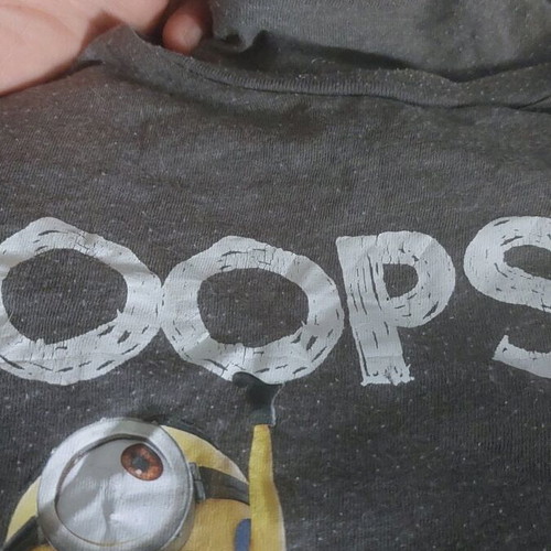 H&M Minions kids' blouses like new, grey and blue, ages 5-8