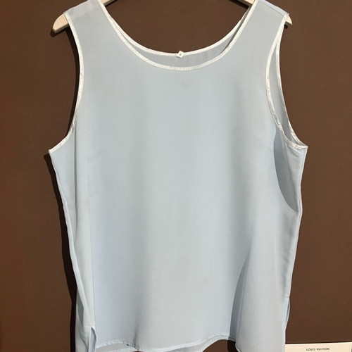 Dina muslin blouse and two tops set size XL like new, black and blue