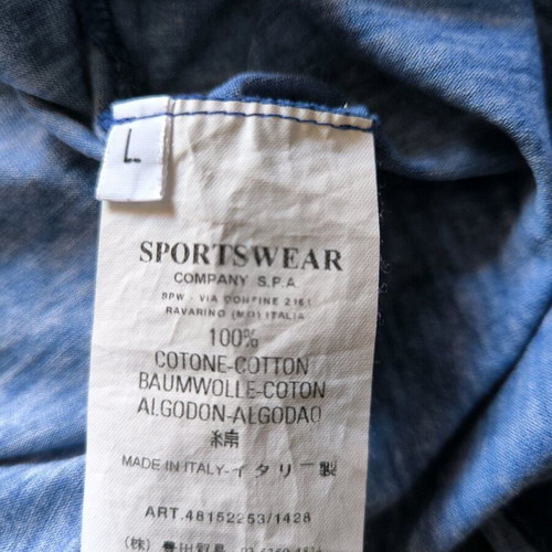 Stone Island t-shirt like new, blue, size L
