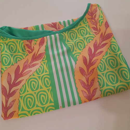 Plus size Italian blouse new multicolor green