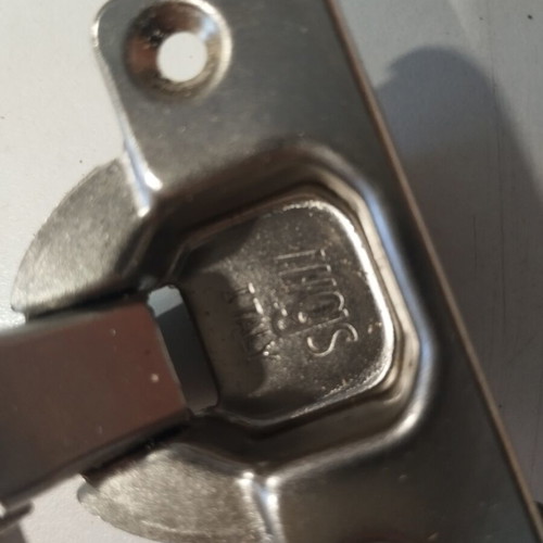 Hinges straight with brake new, pack of 25, GS Italy