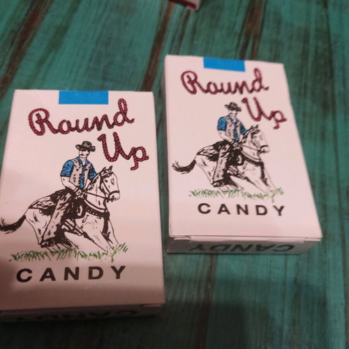 Vintage gum boxes used for decoration