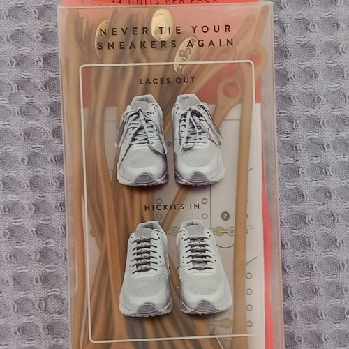 Hickies shoelaces gold color, new, pack of 14