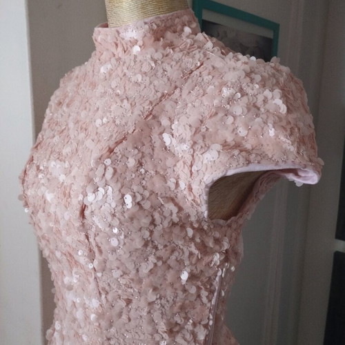 Missguided dress with sequins like new, size S, pink