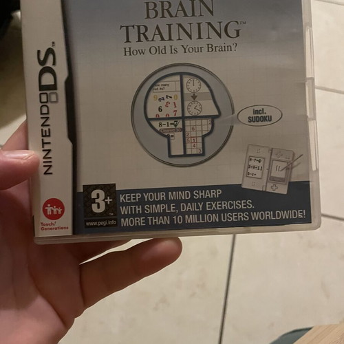 Brain Training Nintendo DS game used with case and manual
