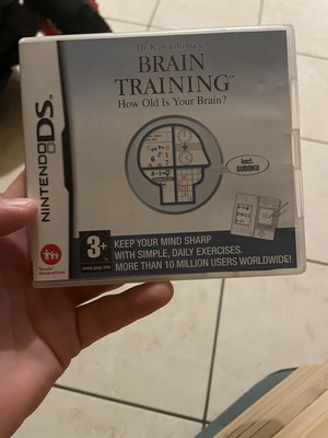Brain Training Nintendo DS game used with case and manual