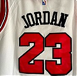  Michael Jordan Chicago Bulls Nike Φανέλα Εμφάνιση  Swingman Icon Jersey NBA Λευκή Μέγεθος 52 XL Άθικτη