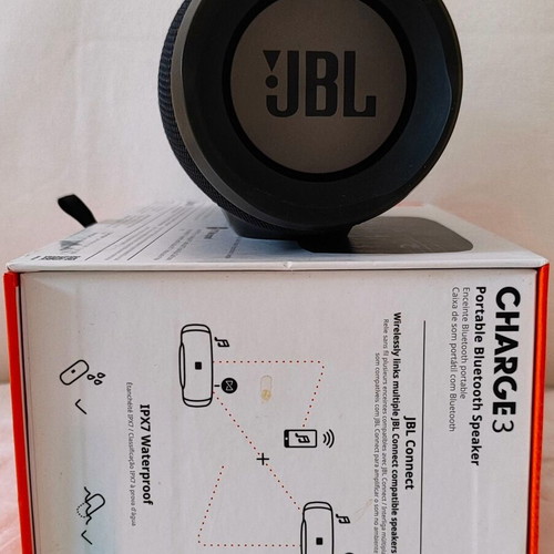 JBL Charge 3 Stealth Edition portable Bluetooth speaker