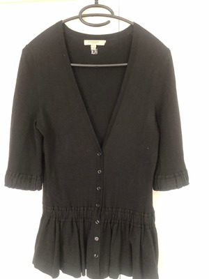 Burberry women's cardigan used, black, size S
