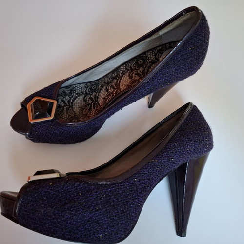 Miss Sixty purple high heel shoes used, size 41