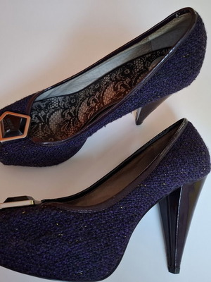 Miss Sixty purple high heel shoes used, size 41