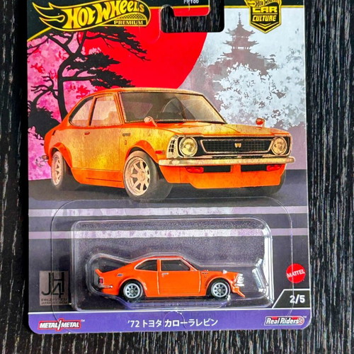 Hot Wheels Premium '72 Toyota Corolla Levin new, Japan Historics 4
