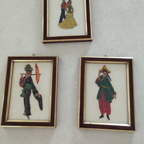 Rare Set of 6 Plates ARNIK "Old Town" (English Style)
