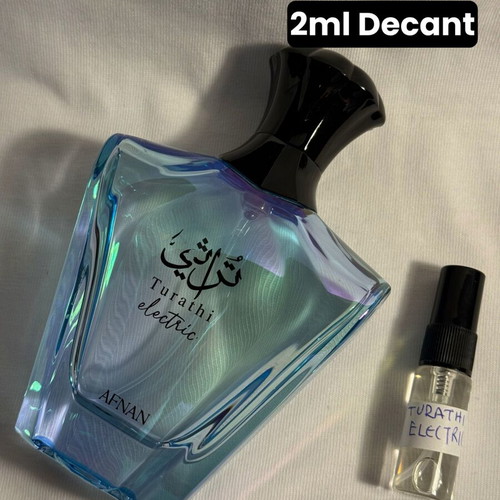 Afnan Turathi Electric Eau de Parfum 2ml decant like new