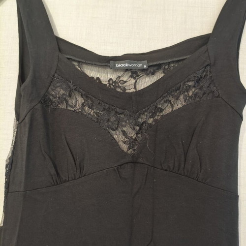 Blackwoman Mini Black Dress Size S Like New