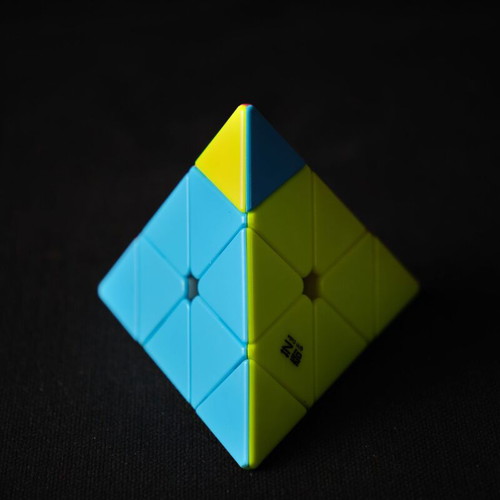 Rubik's Pyramid used with factory defect