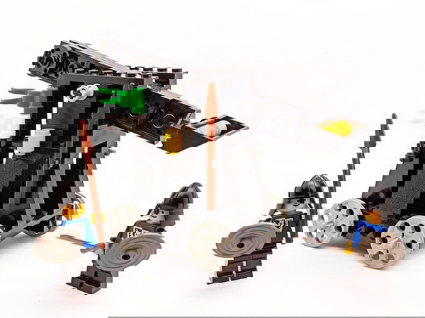 LEGO 6030 Καταπέλτης 80s Vintage πλήρης με οδηγίες - Χωρίς κουτί