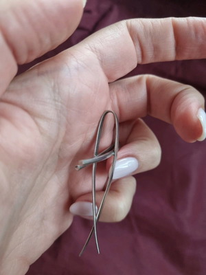 Silver cross impressive for neck new