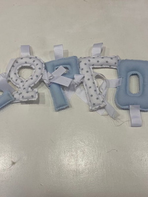 Name made of decorative pillows new