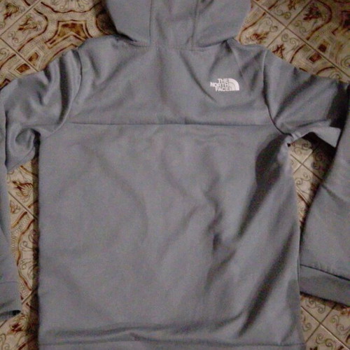 The North Face hoodie used, small, grey and black