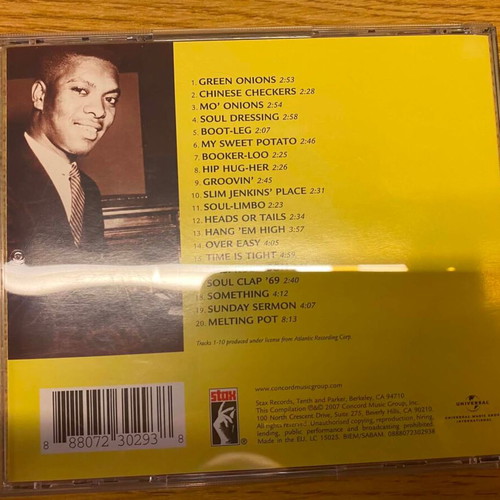 Booker T. & The MGs The Very Best Of CD, Stax Records