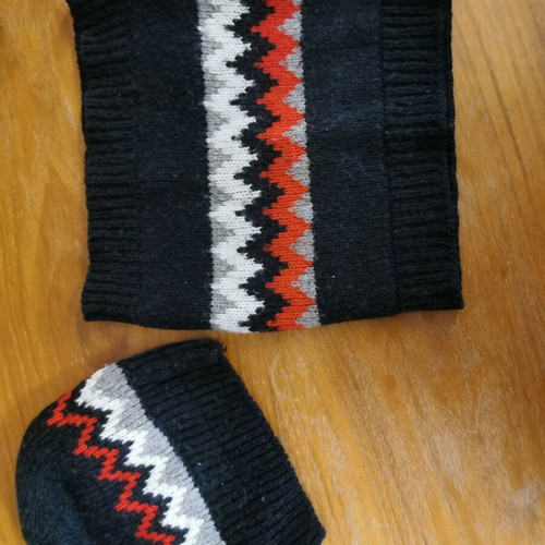 Mayoral scarf and hat set like new, blue