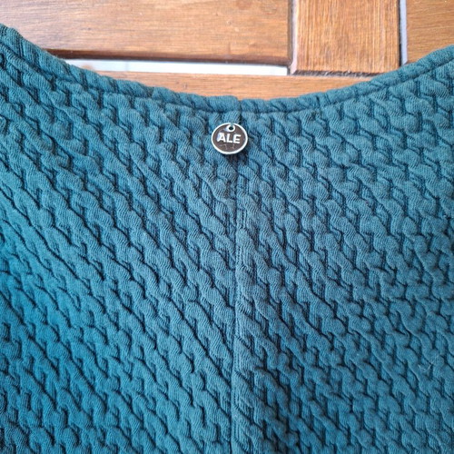 ALE dress with collar, green, medium size